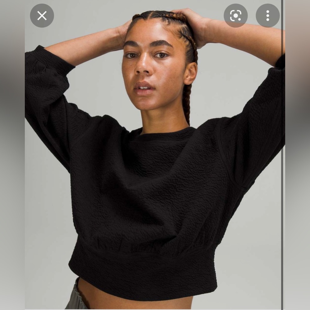 Lululemon Textured Crewneck Pullover